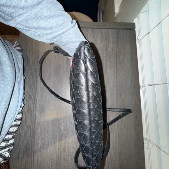 Madewell Black the Puff Woven Crossbody Bag NWOT - Picture 5 of 7